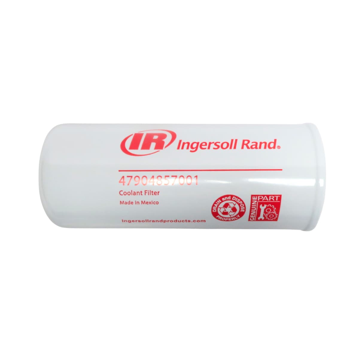 OEM replacement oil filter for Ingersoll Rand compressors, specifically engineered for durability and high filtration efficiency