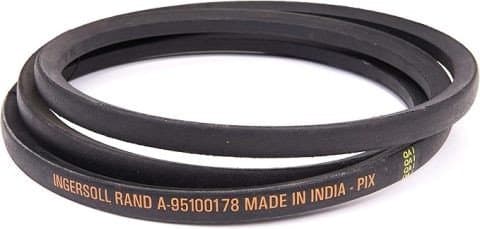 OEM replacement drive belt for Ingersoll Rand reciprocating air compressors, engineered for consistent power and long service life