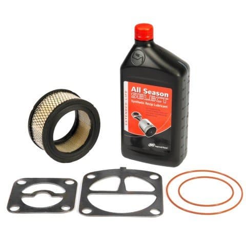 Service and valve kit for Ingersoll Rand 2340-series reciprocating compressors, designed for OEM quality fit, performance, and protection