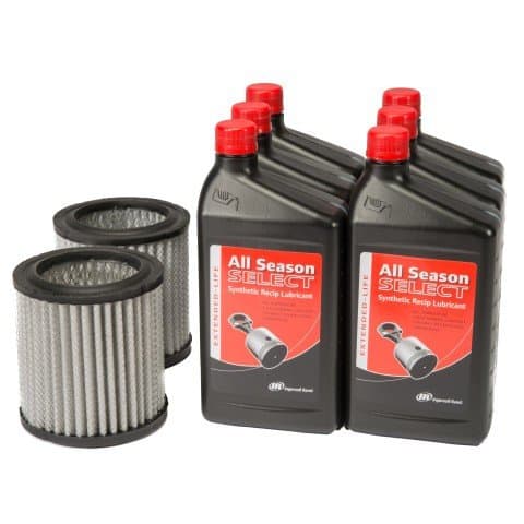 OEM start-up kit for Ingersoll Rand UP6 5-15 HP compressors, includes all required components for commissioning and proper service