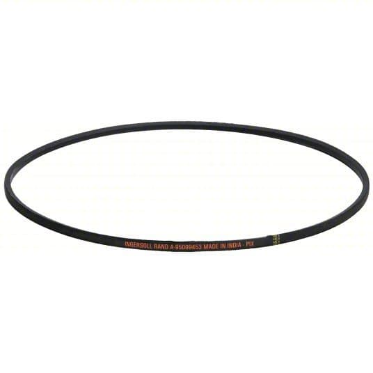 OEM replacement drive belt for Ingersoll Rand reciprocating air compressors, engineered for durability and precise fit