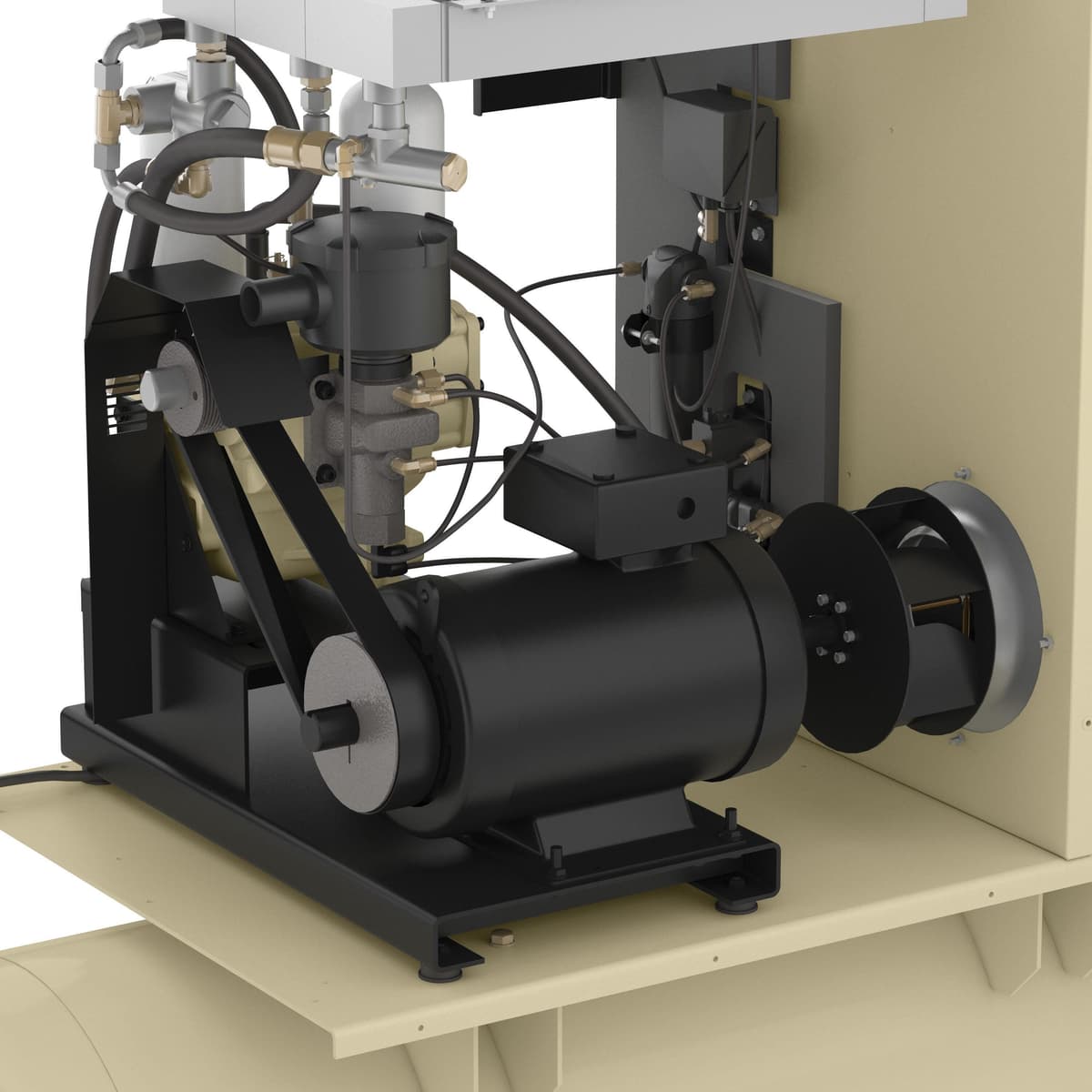 Rotary Screw Compressor: UP6-7.5-125; 230-3-60; MAX 125 PSI/ 120-Gal. Tank Mounted thumbnail 5