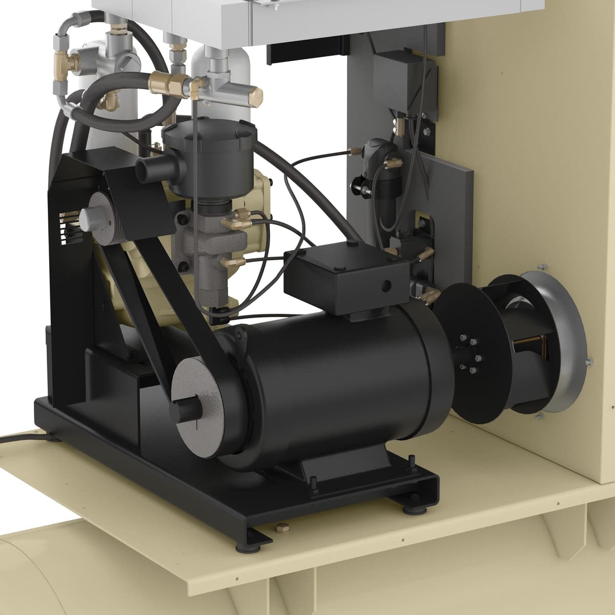 Rotary Screw Compressor: UP6-10-125; 230-3-60; MAX 125 PSI/ 120-Gal. Tank Mounted thumbnail 5