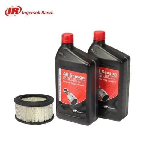 Annual maintenance kit for Ingersoll Rand air compressors, containing OEM parts for dependable yearly service