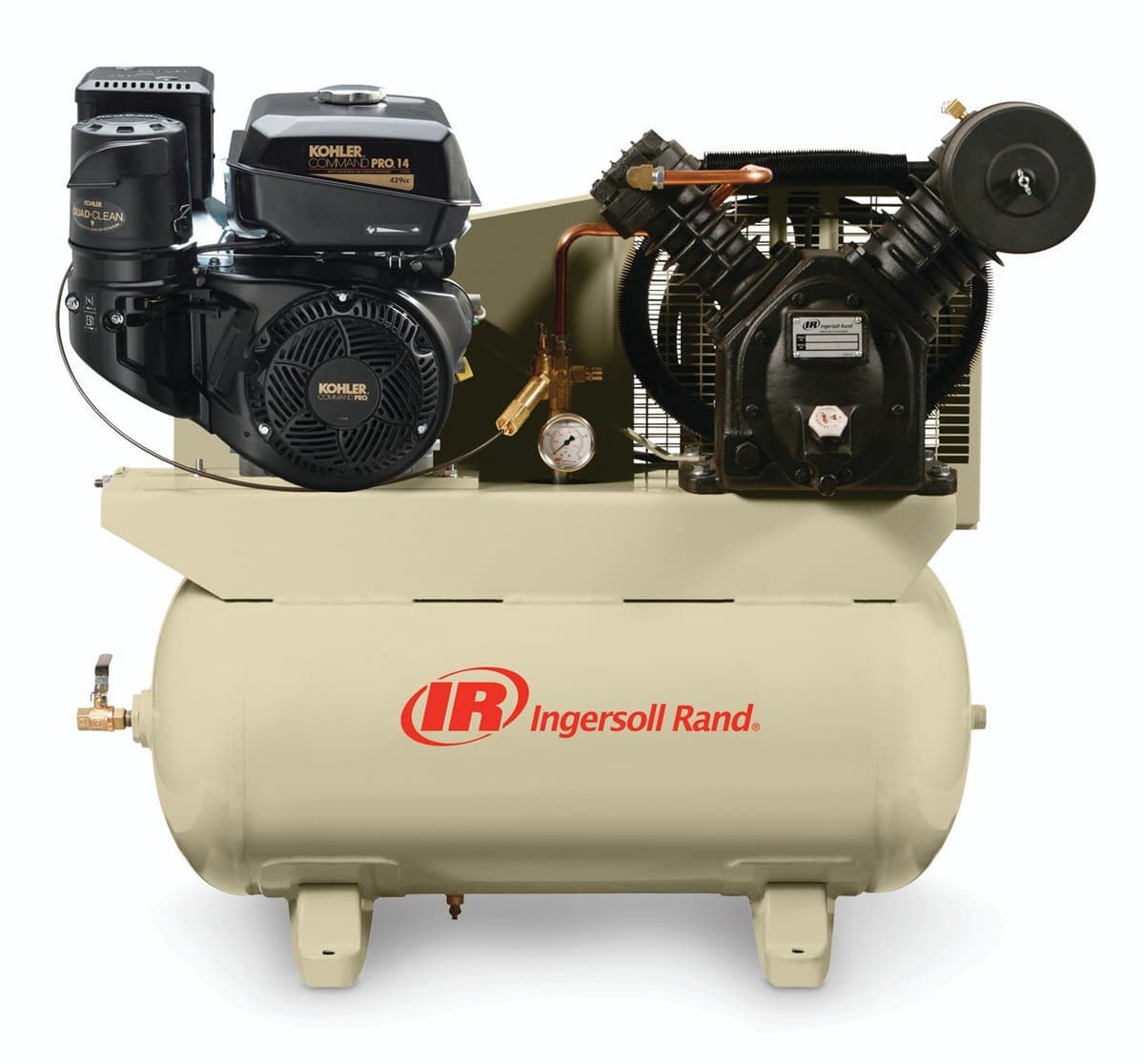 Ingersoll Rand 14 Horsepower two-stage diesel-driven air compressor, built for remote service and emergency pneumatic applications