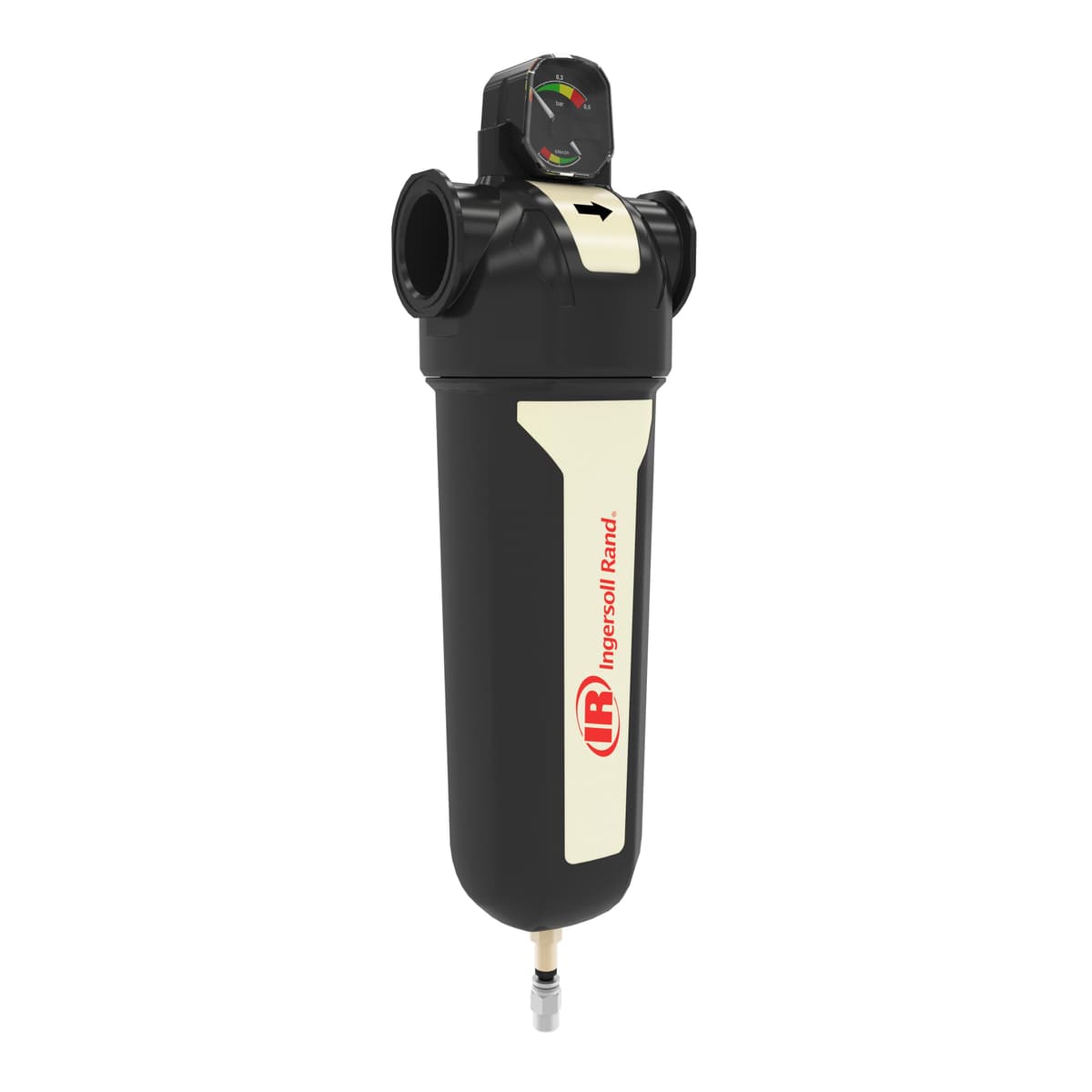 F-Series high efficiency particulate and coalescing filter for Ingersoll Rand air compressors, rigorously tested for reliable performance and clean air